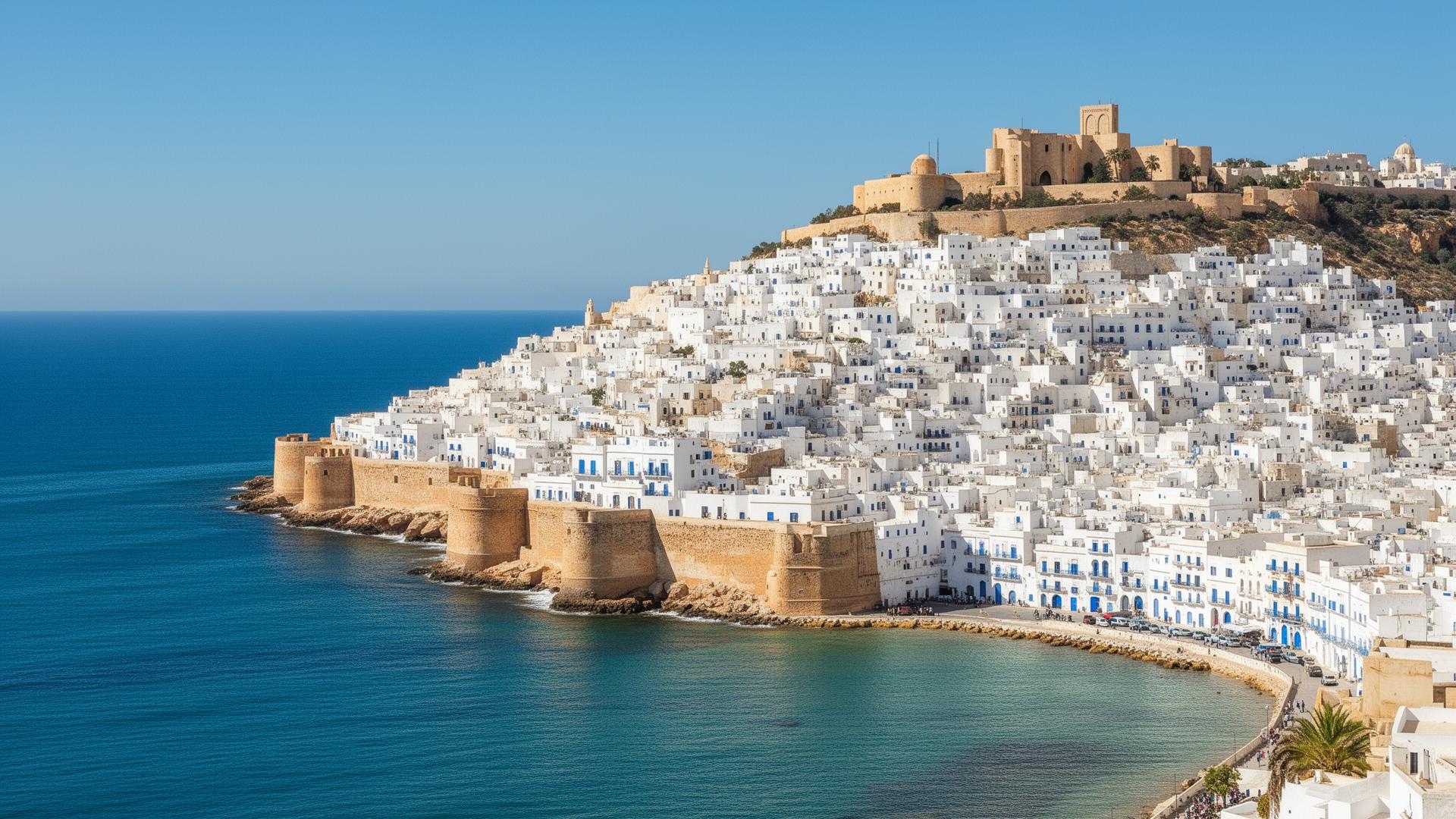 Algiers witte stad aan de Middellandse Zee baai 2026