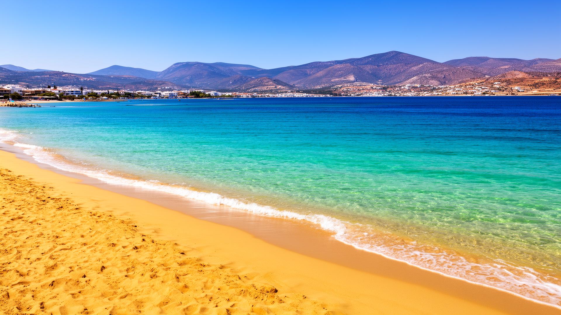 Araxos Peloponnesos strand met turquoise water 2026
