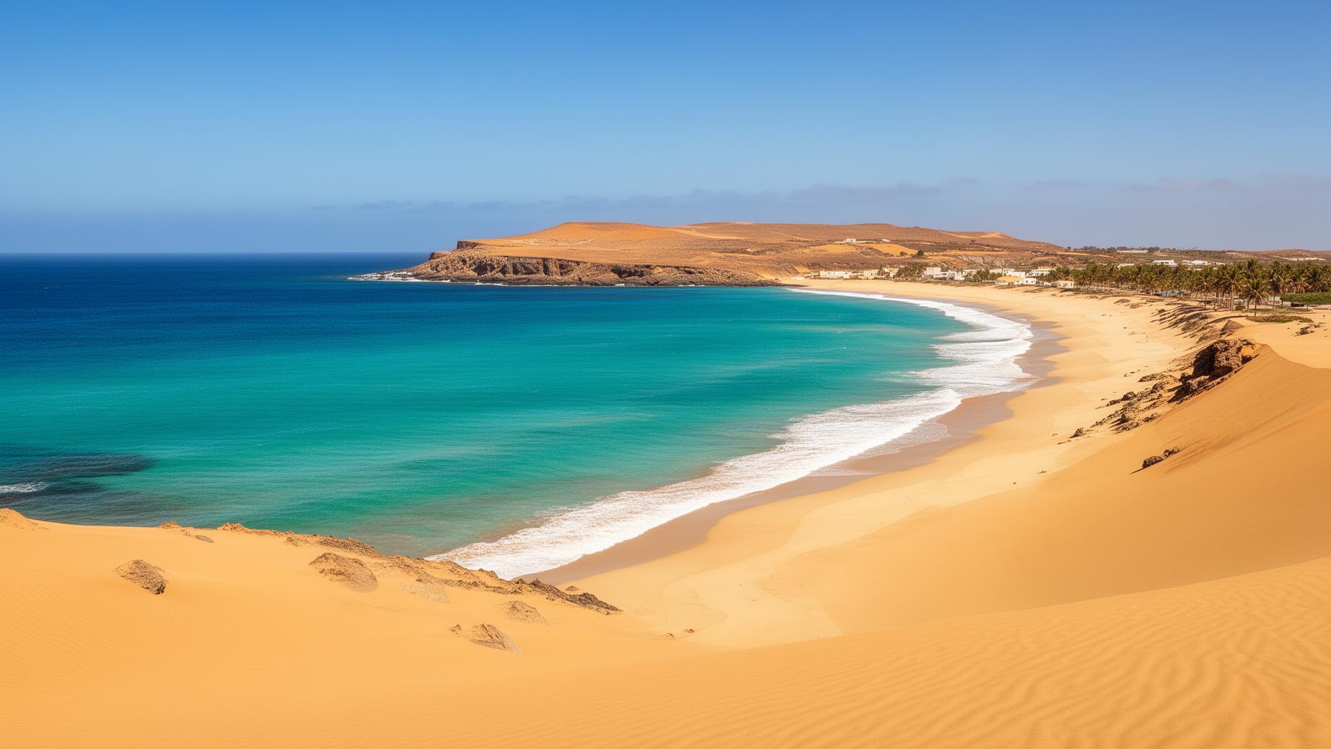 Boa Vista Kaapverdië gouden strand en turquoise oceaan 2026