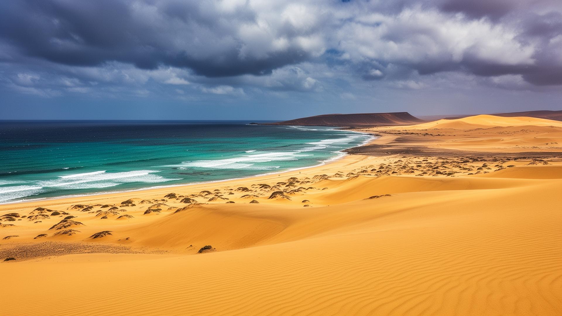 Corralejo duinen en strand op Fuerteventura
