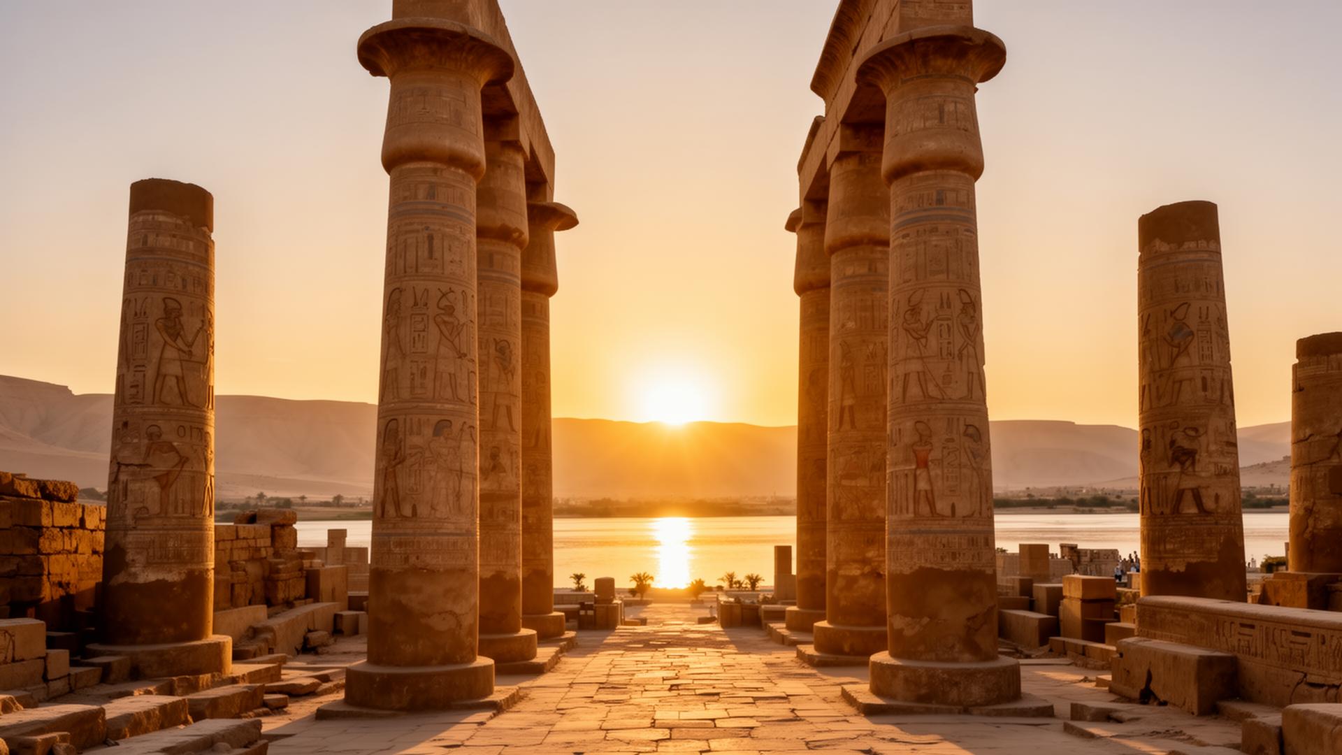 Luxor tempelzuilen aan de Nijl 2026