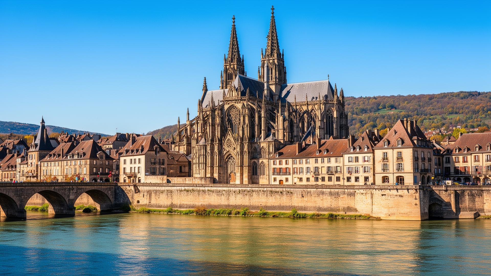 Metz kathedraal en Moezel rivier 2026