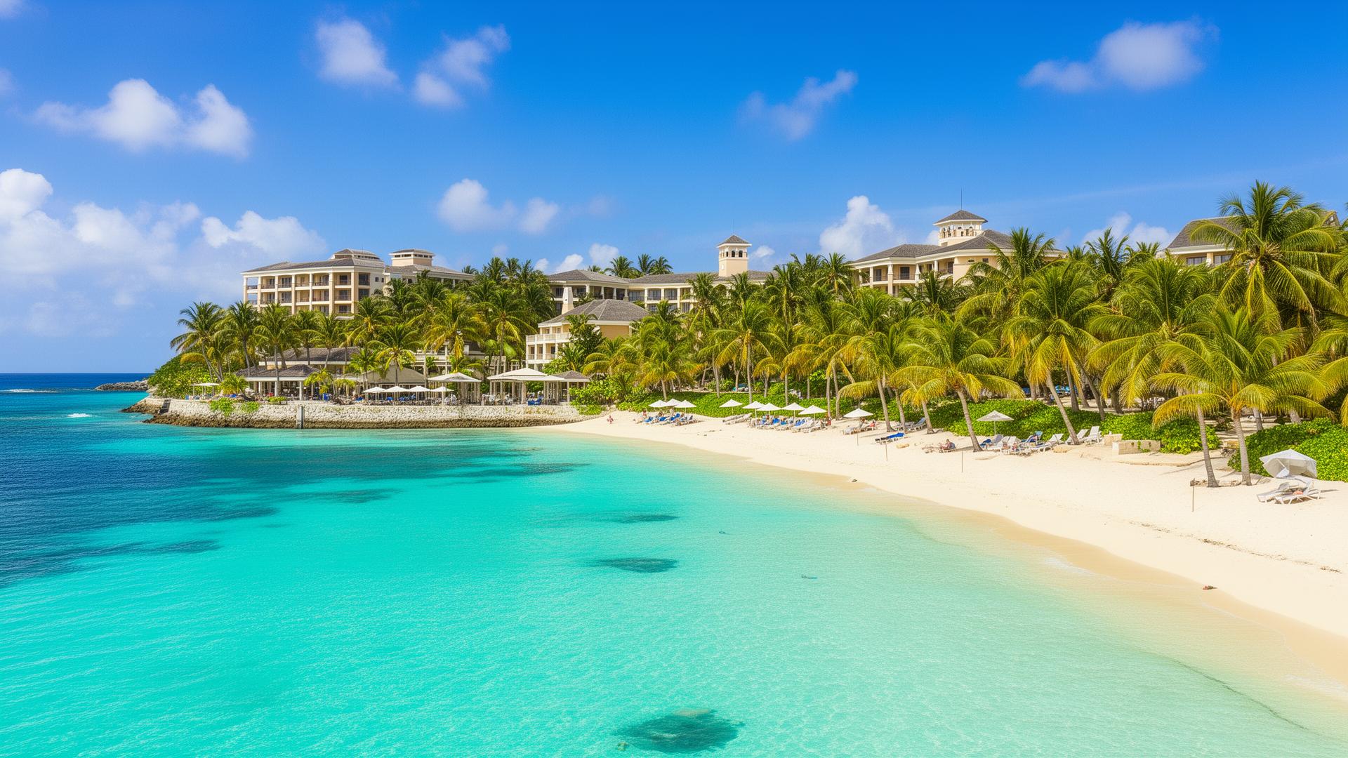 Montego Bay Jamaica Caribisch strand met palmbomen 2026
