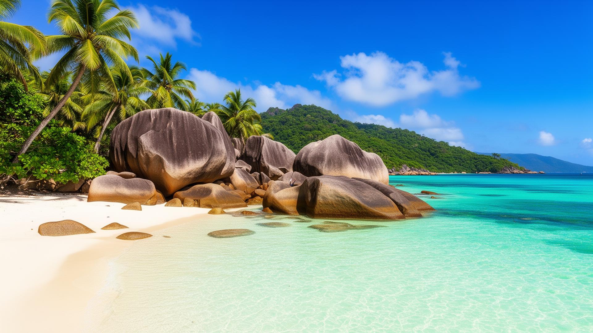 Seychellen vakanties 2026 - granieten rotsen op tropisch strand