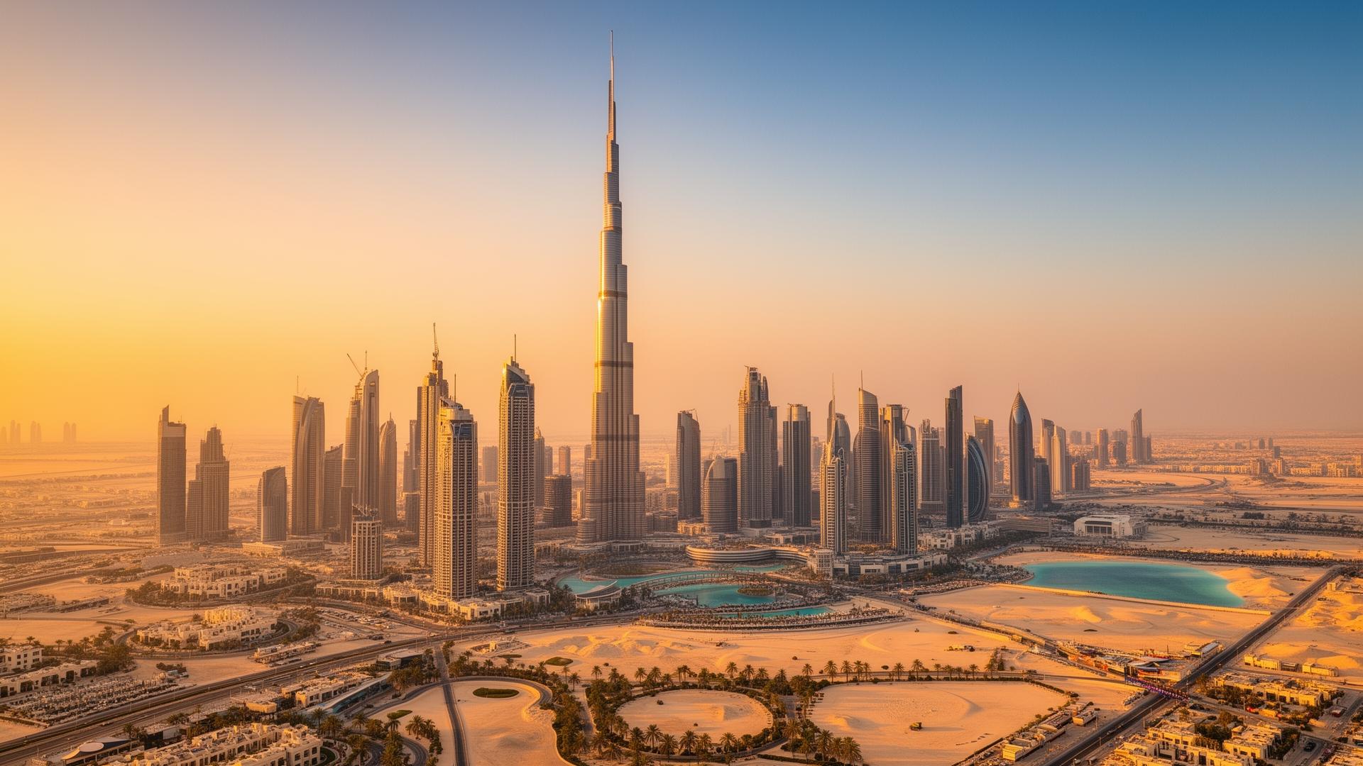 Vakantie Verenigde Arabische Emiraten - Dubai skyline