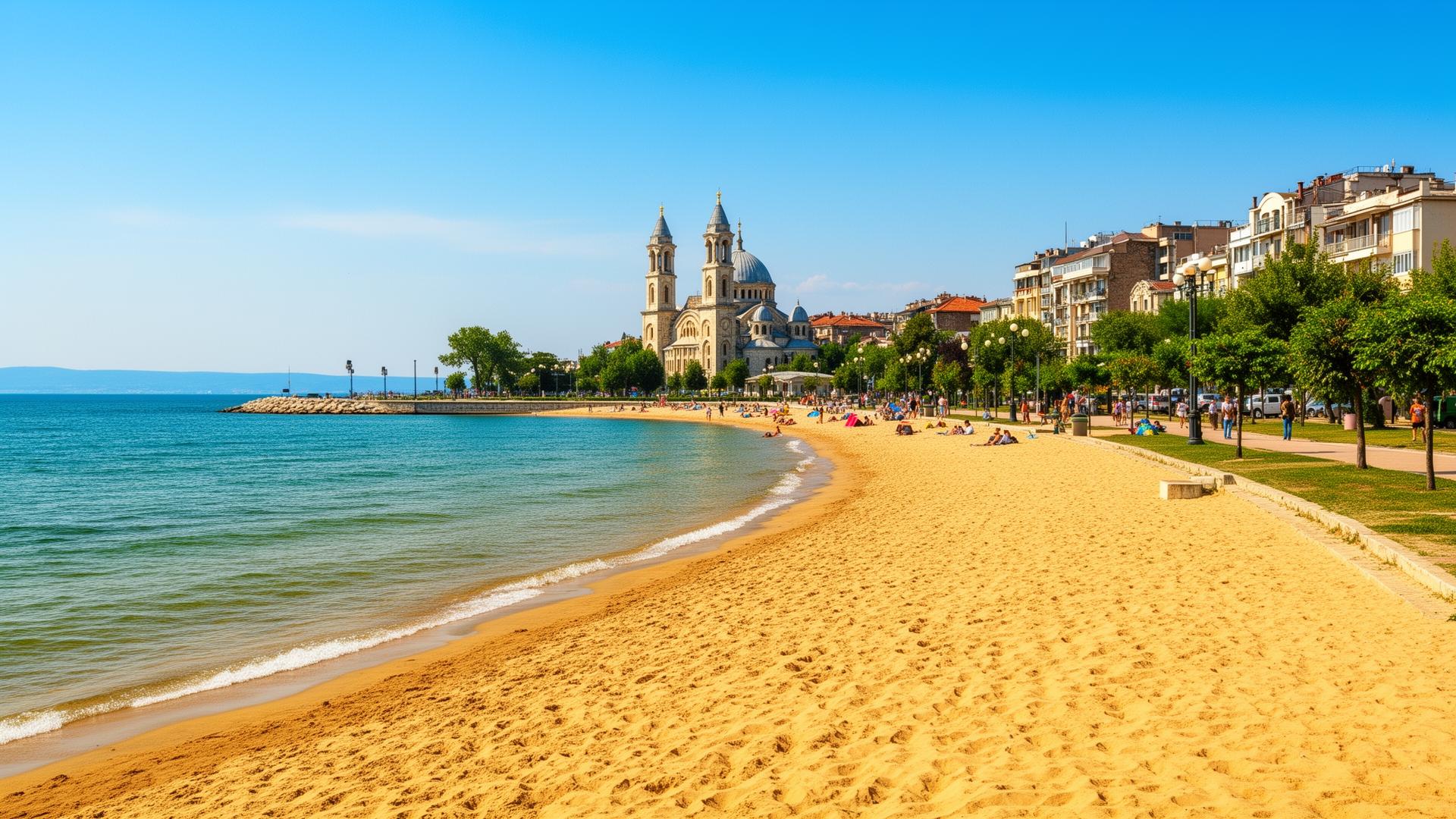 Varna strand aan de Zwarte Zee 2026