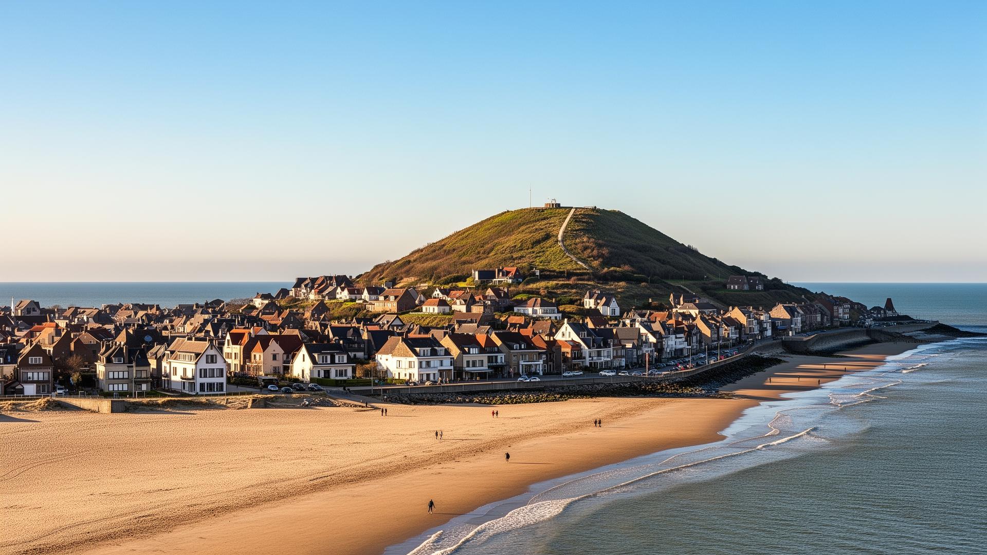 Wenduine met het Spioenkopje aan de Belgische kust